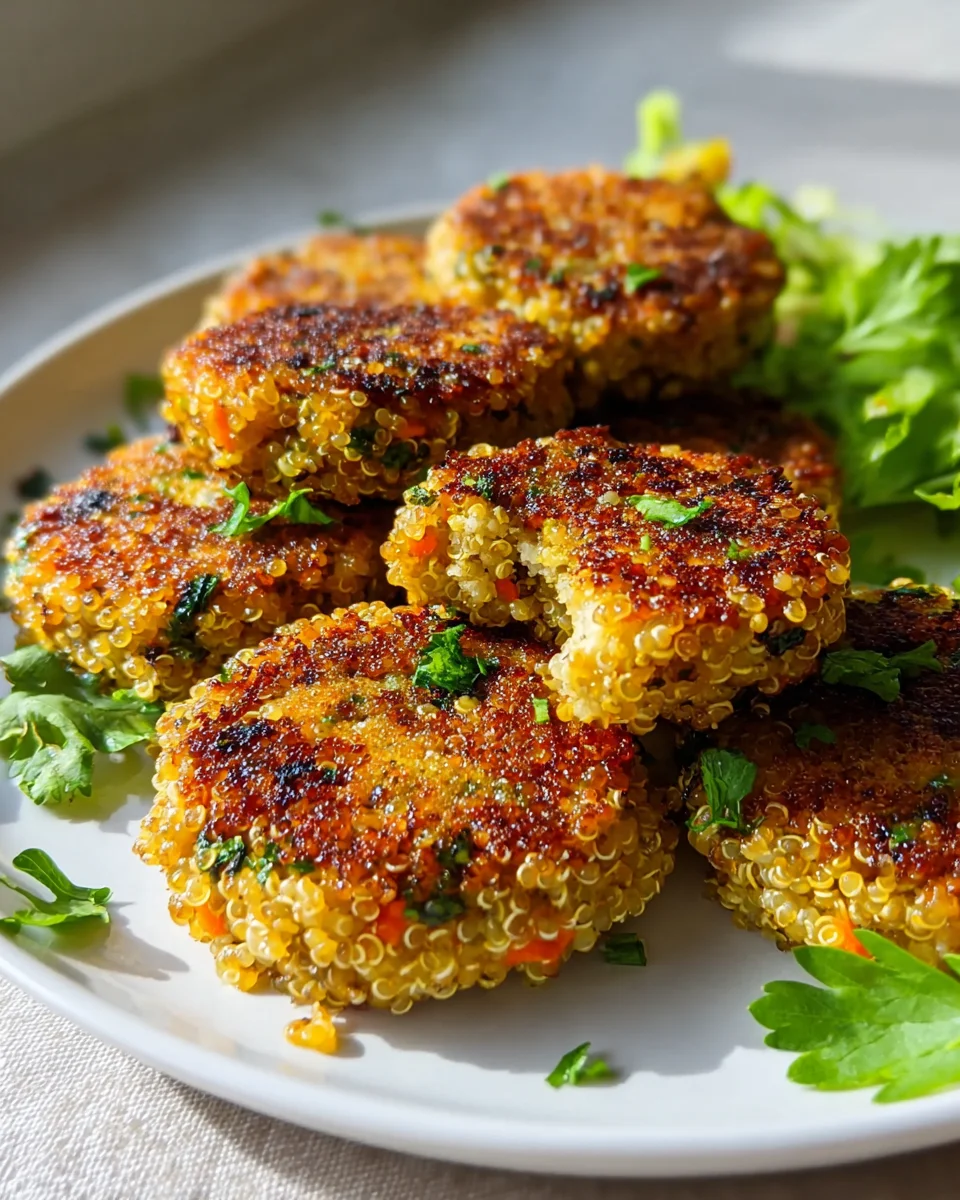 Quinoa-Bratlinge