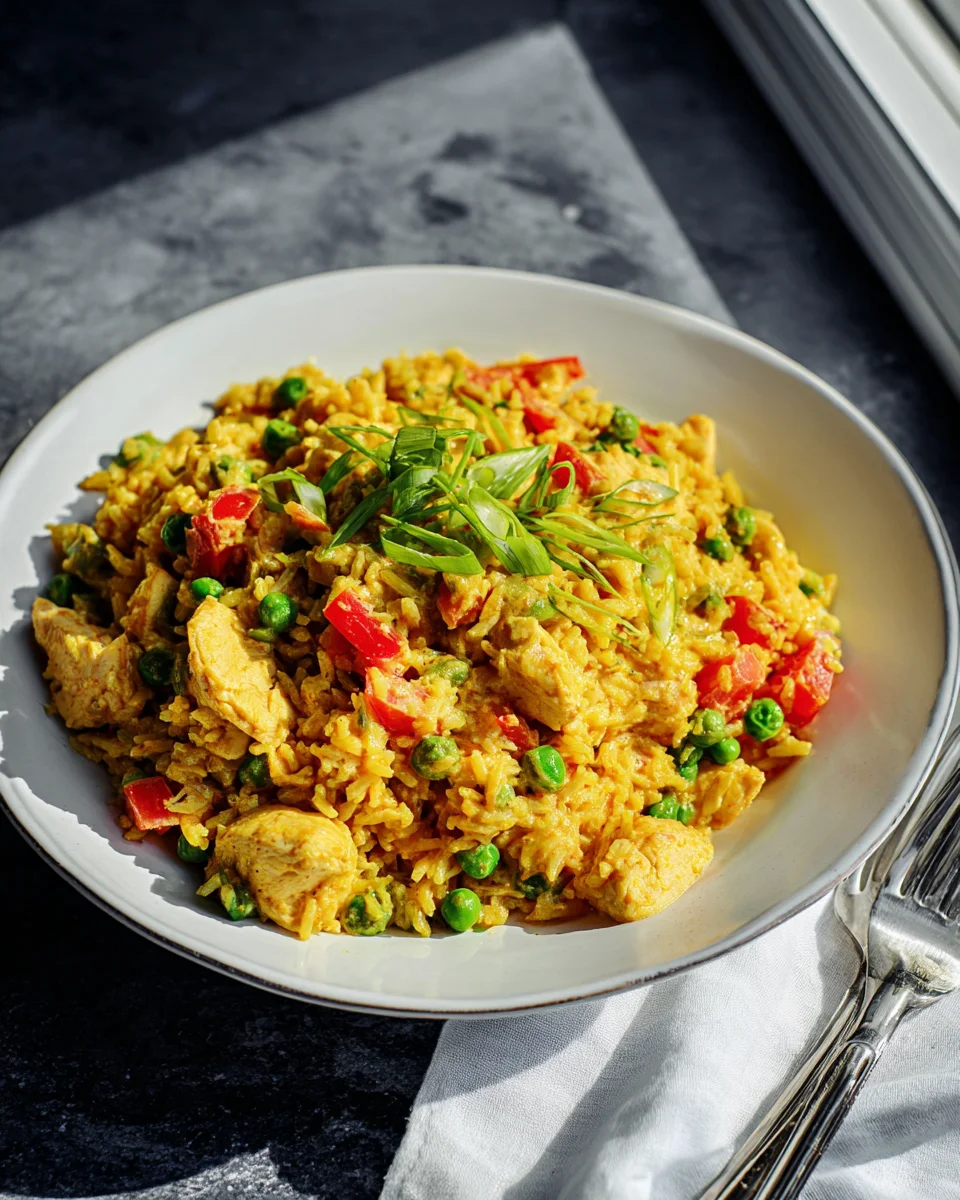 Leckeres One Pot Curryreis mit Hähnchenbrust Rezept