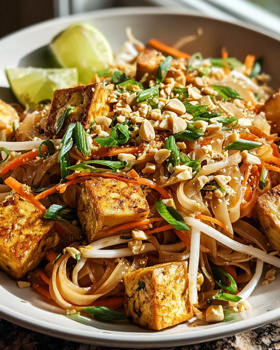 Veganes Tofu Pad Thai