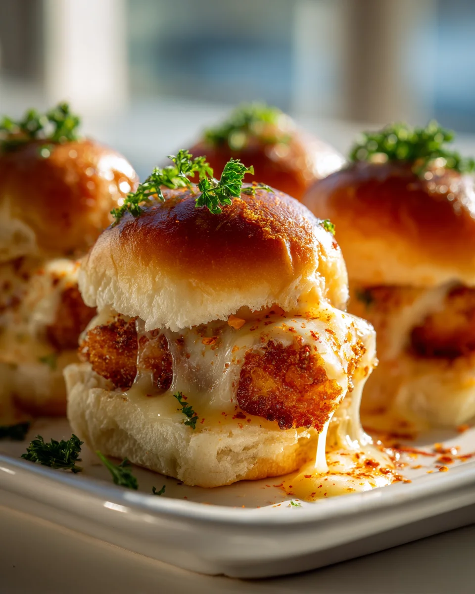 Käse-Stick Sliders mit mini Brötchen und Käse-Genuss