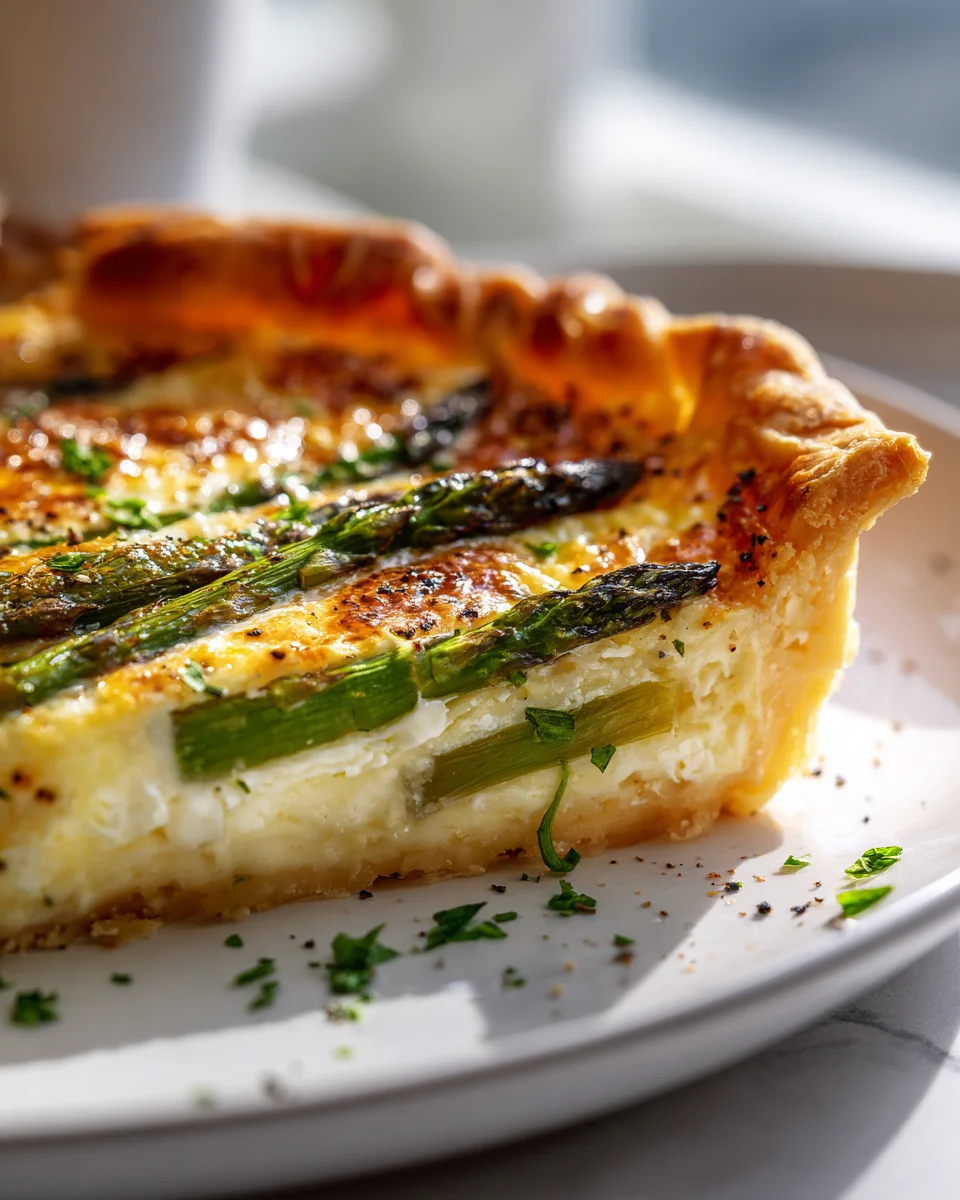 Spargel Quiche mit Blätterteig – Einfach und köstlich!