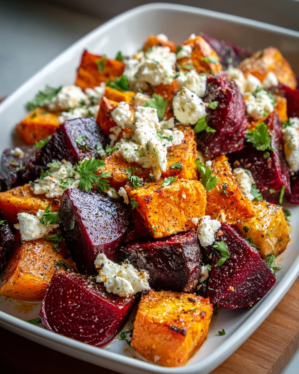 Rote Bete, Süßkartoffel, Feta: Dein einfaches Veggie-Rezept