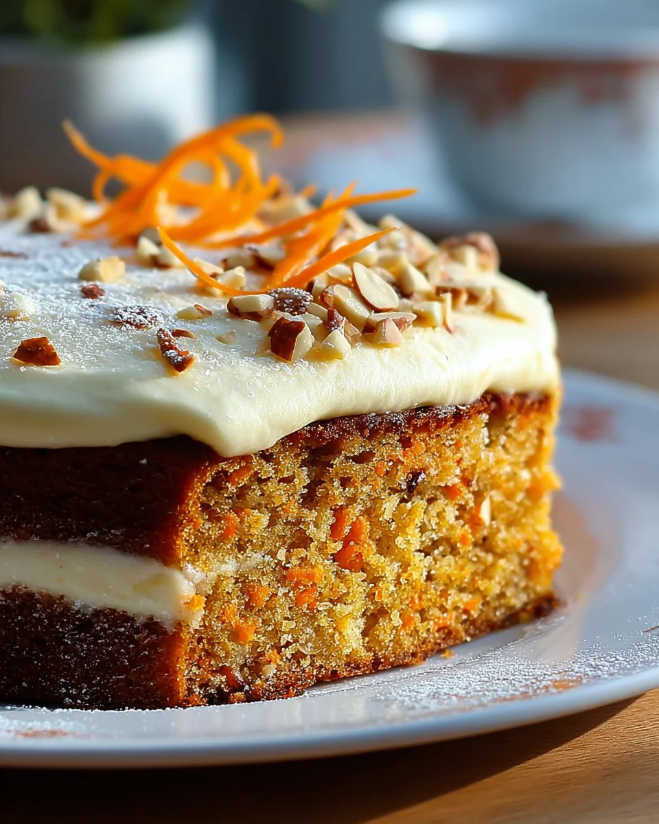 Saftiger Karottenkuchen mit Mandeln – Einfaches Rezept entdecken!