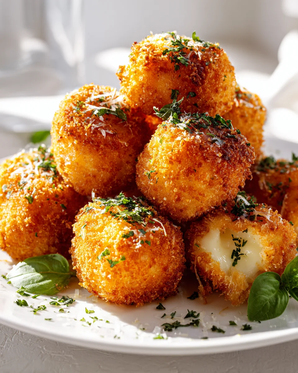 Käsezauber: Knusprige Mozzarella Bites!