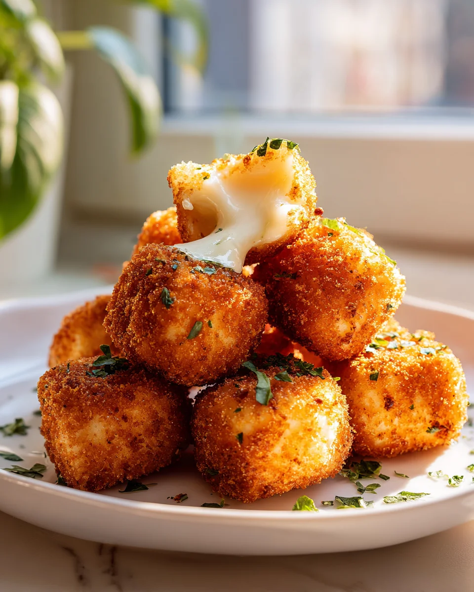 Käsezauber: Knusprige Mozzarella Bites!